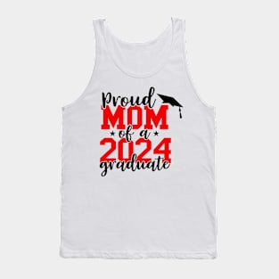 Proud Aunt Of A 2024 Graduate For Family Graduation Tank Top